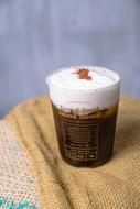 hot beverage with cream