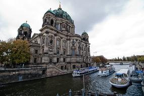 a beautiful building with ships