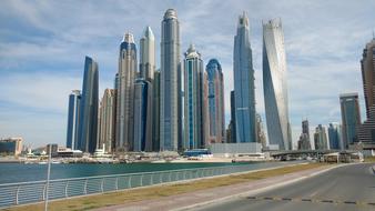 Cityscape of The Skyscraper Architecture