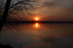 Sunset Dawn Reflection