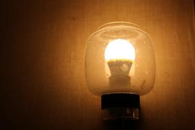 Lamp Bulb Light orange hot