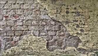 Stone Wall Weathered Brick