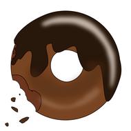 chocolate donut icon