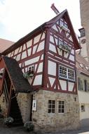 old building with wooden facade