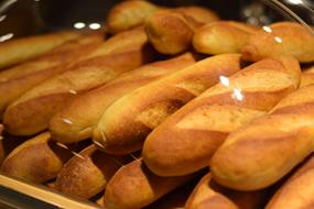 Crispy delicious baguettes