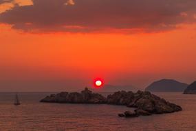 Sunset Island Dubrovnik
