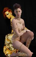 beautiful girls unusual