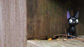 Jiji The Cat Wood Wall