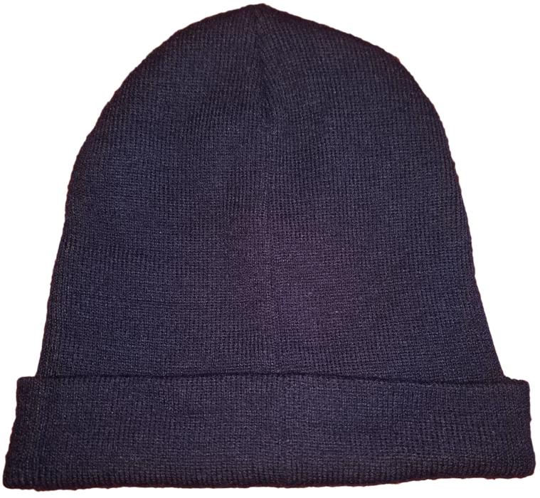 blue hat on a white background