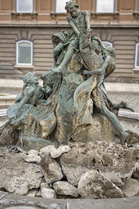 old fountain sculpture