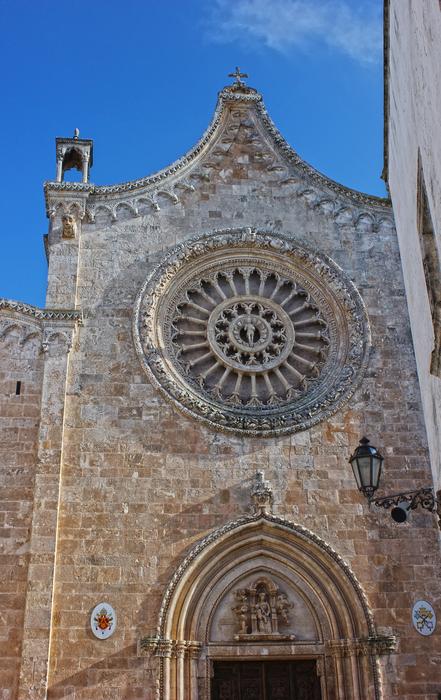 Puglia Ostuni Rose Window