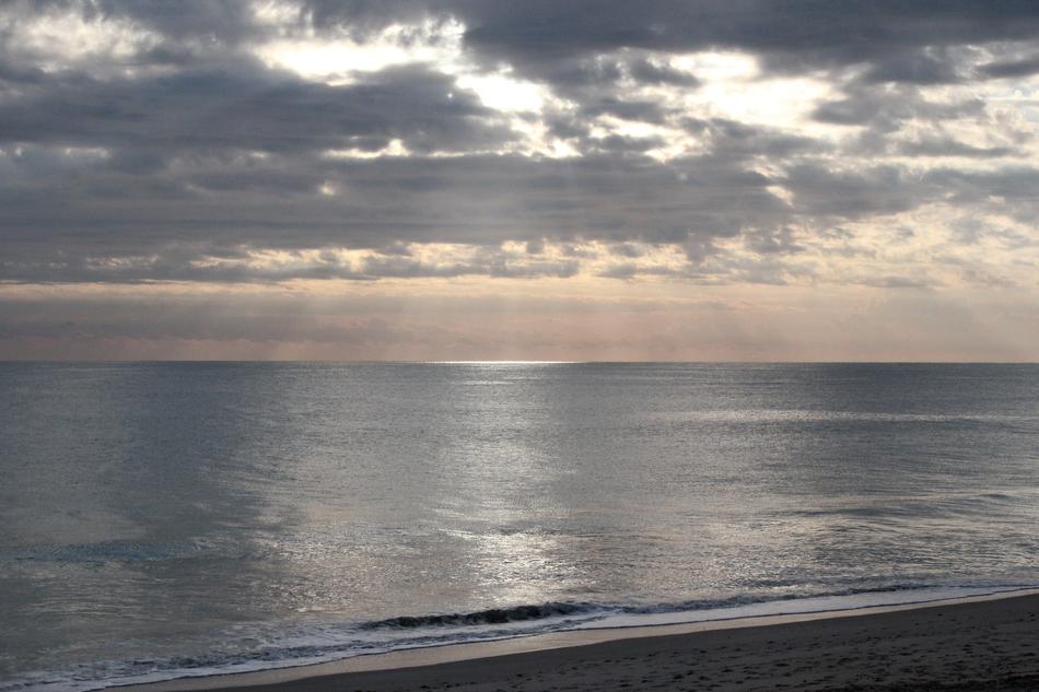 Beach Sunrise Clouds