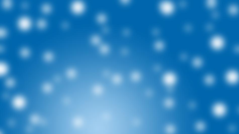 bokeh flakes blue background cold