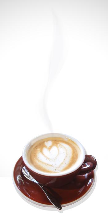 hot chocolate coffee with a pattern