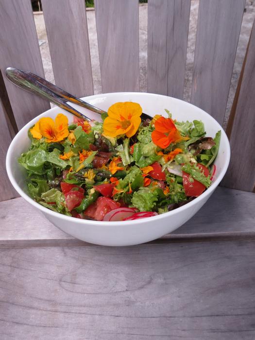 delicious fresh salad in a bowl