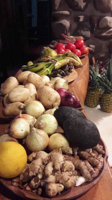 delicious healthy vegetables at the market