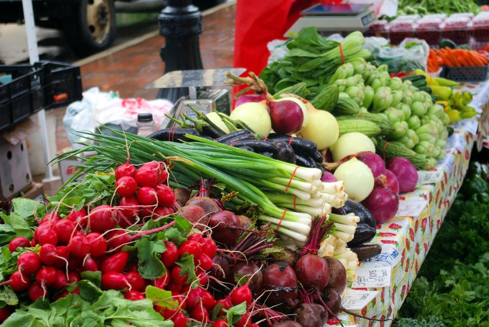 raw delicious vegetables on the table