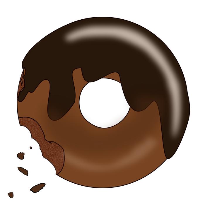 chocolate donut icon
