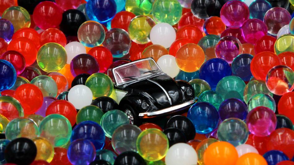 Auto Vw in Water Balls