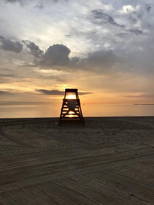 Sea Water Sunset