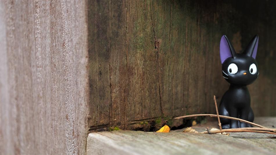 Jiji The Cat Wood Wall