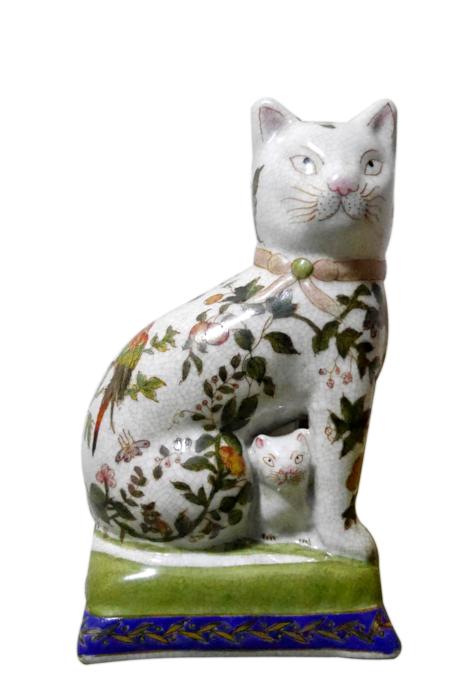 Figure Porcelain Cat