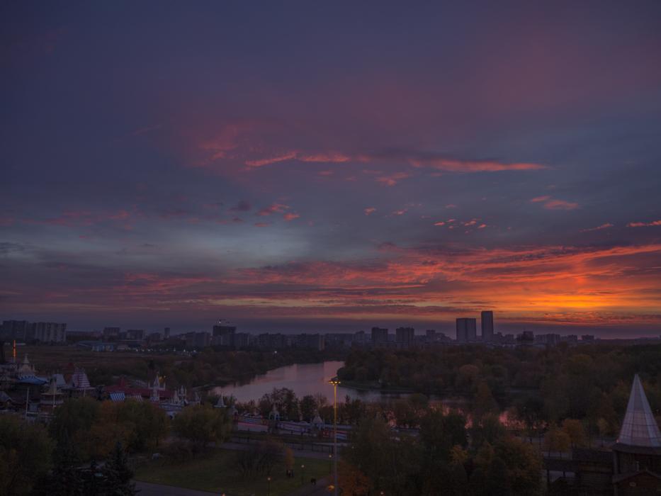 Dawn Moscow Russia