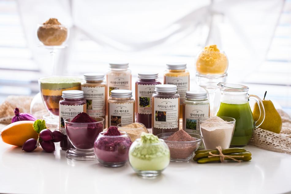 different spices in jars