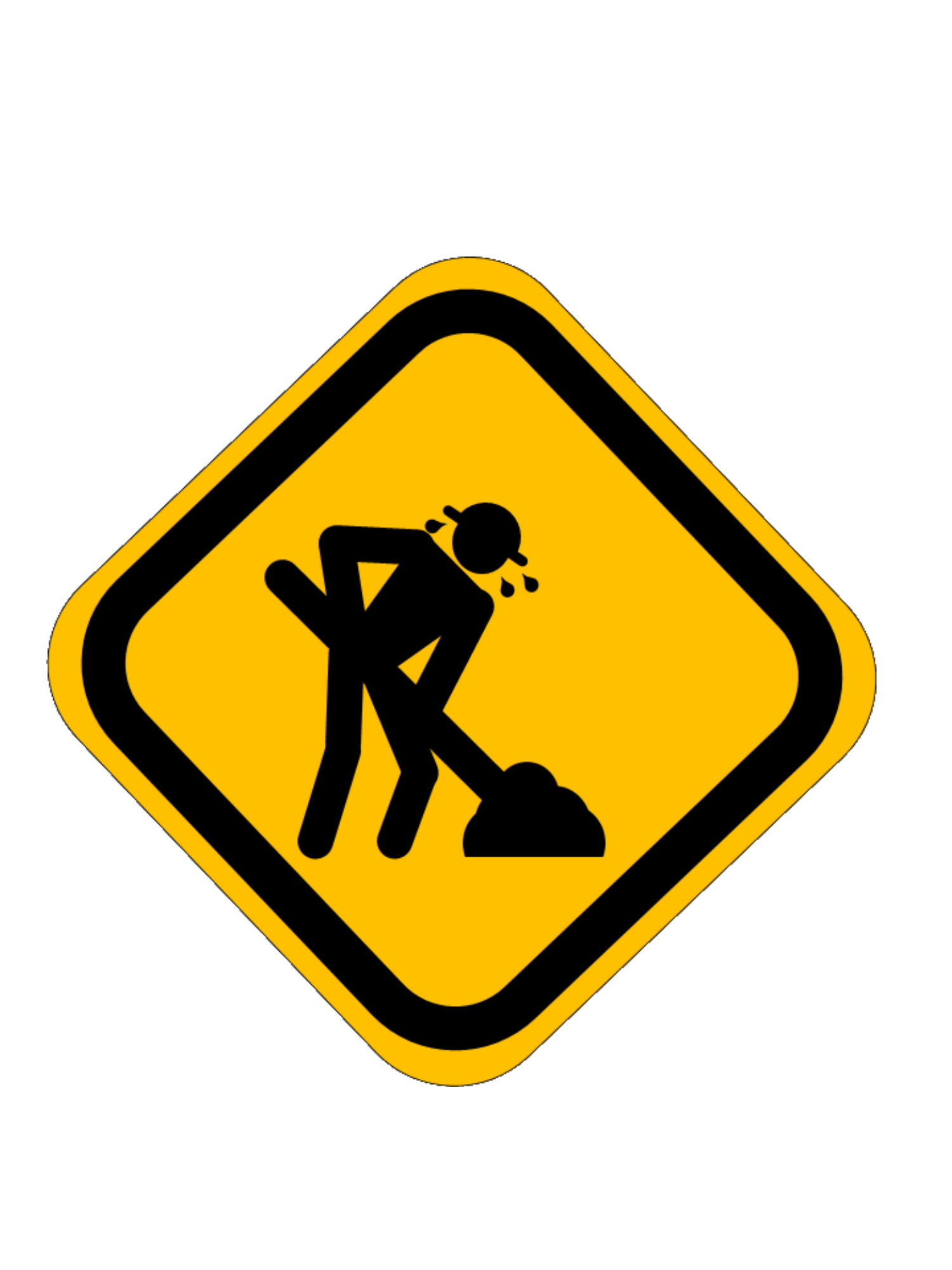 man-working-hard-warning-sign-free-image-download