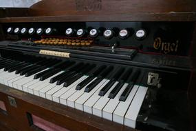 Organ Harmonium close-up