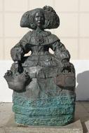 black stone sculpture