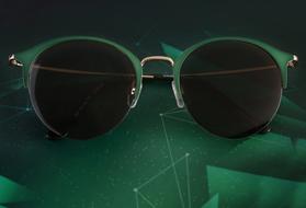 green sunglasses