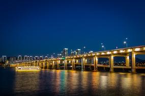 Night Apartments On Star Bridge