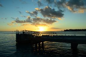 Sunset Waters Sea