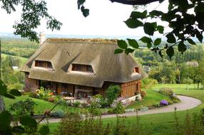 traditional Building in France Normandy