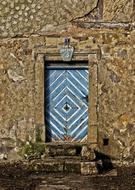 Old Wooden Portal Door facade