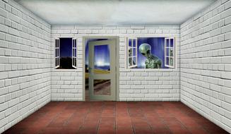 House Window photomontage