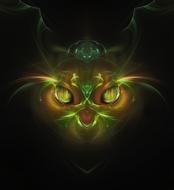 cat abstract fantasy insubstantial