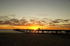 Sunset Sea Beach
