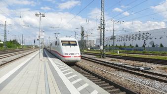 Transport System Train Station platform