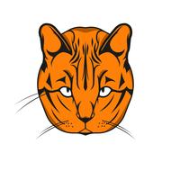 cat symbol vector sign lines logo