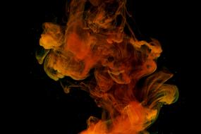 Ink Water Red