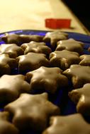 sweet star shaped pastries