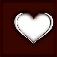 red background heart burgundy