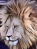 lion king jungle big mane wild