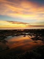 Sunset Water Dusk