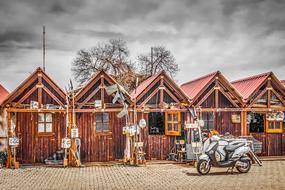 Fishermen Booths House Wood