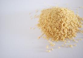 golden millet on the table