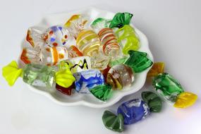 Sucking sugar candies