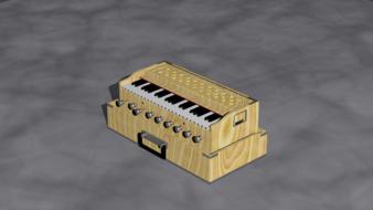 harmonium music small retro